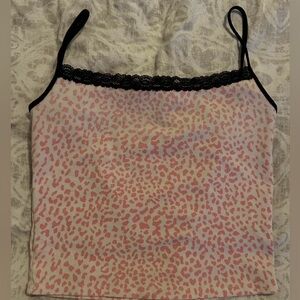 Cheetah print tank top